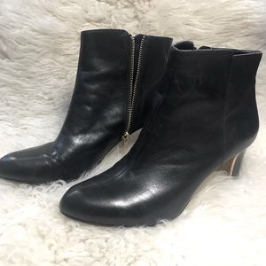 Anne Klein Black with Gold Ankle Boots Women’s Size 10M